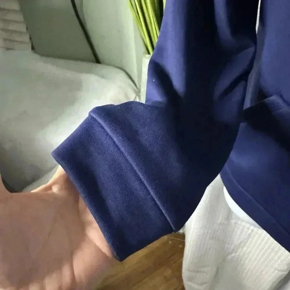 Nike Unisex Small Royal Blue Hooded Sweater w/Hand Warming Pockets Lined - Picture 4 of 9